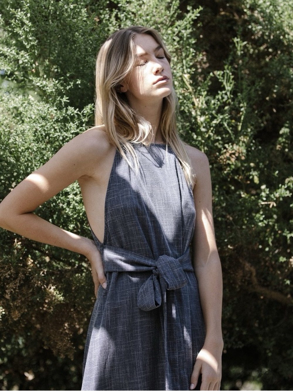 NWT Six Crisp Days Urban Outfitters Kalyma Loose Fit Tie Front Romper